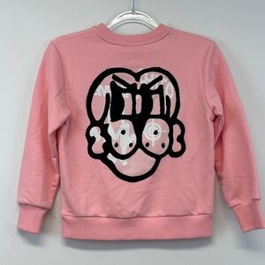 Givenchy x Chito Kids Pink Logo Graphic Crewneck Sweatshirt Luxury 10
